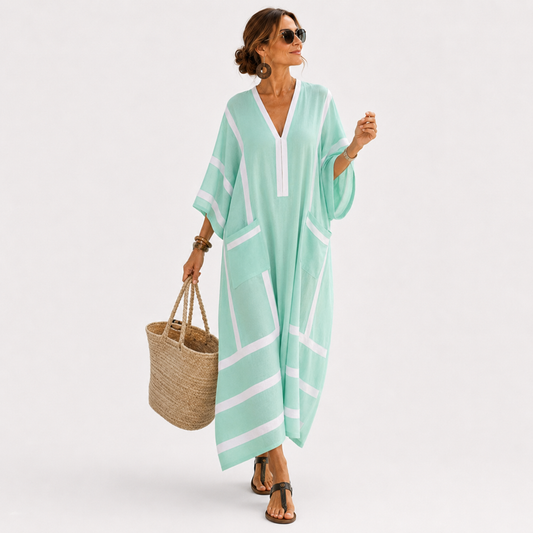Zaira | Kaftan Vert Menthe