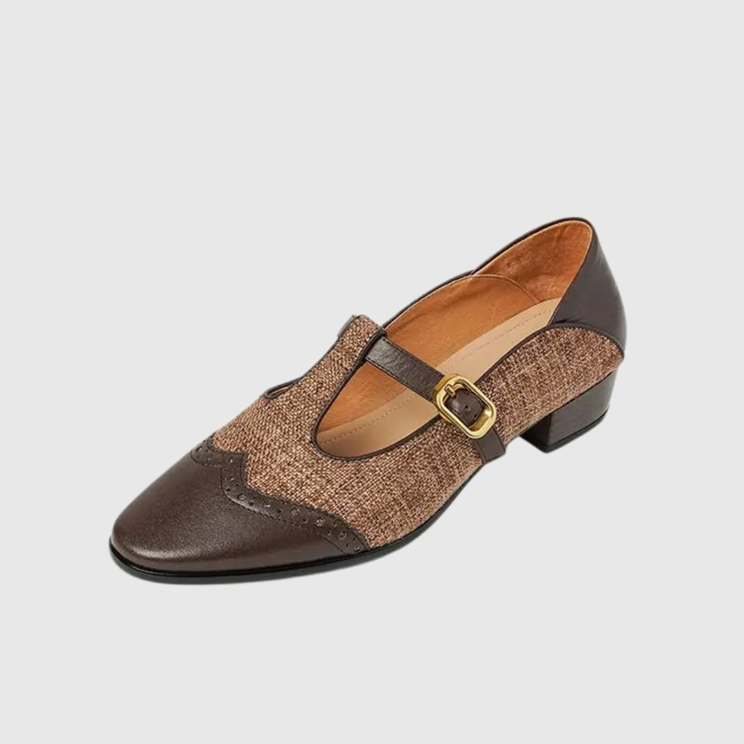 Sandra – Chaussures rétro à boucle
