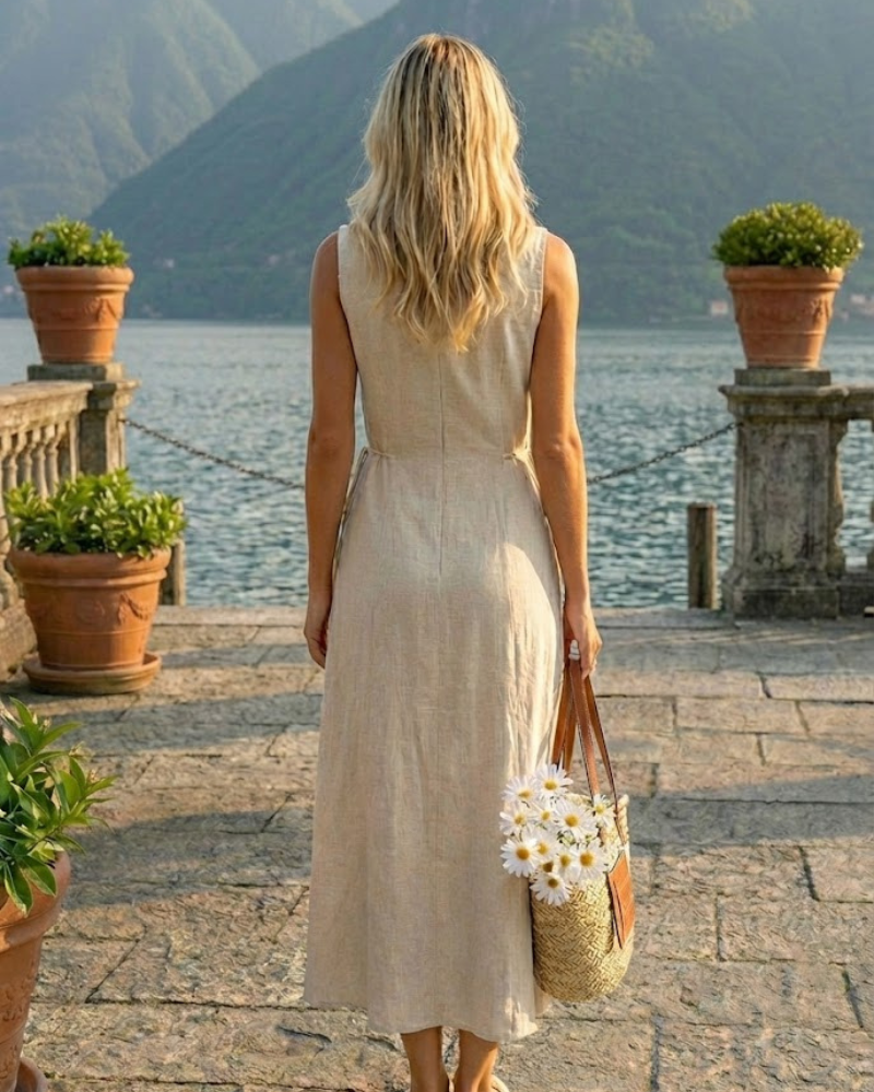 Elouise | Robe Chemise en Lin