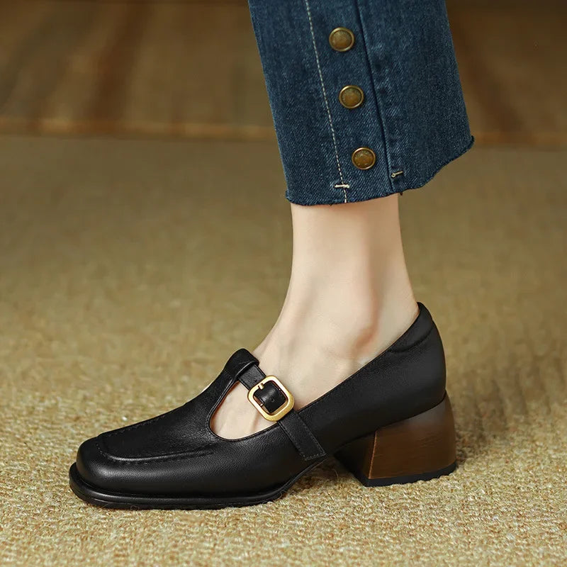 Tatiana – Chaussures rétro à bride en T