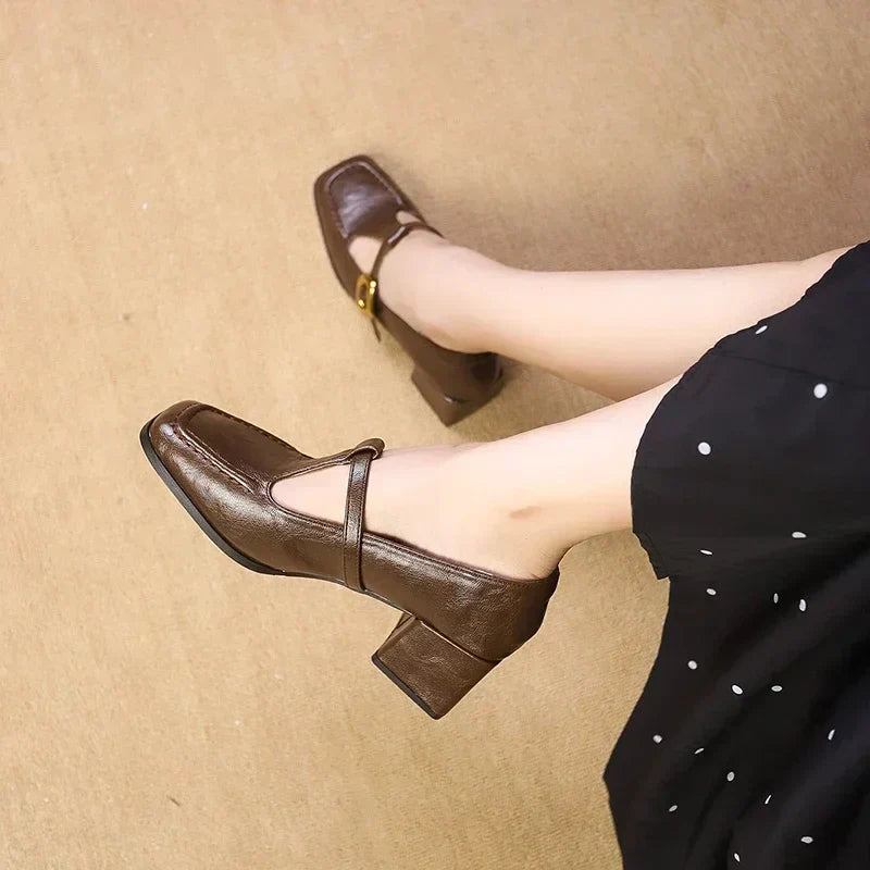 Lana – Chaussures intemporelles à talon moyen pour femme