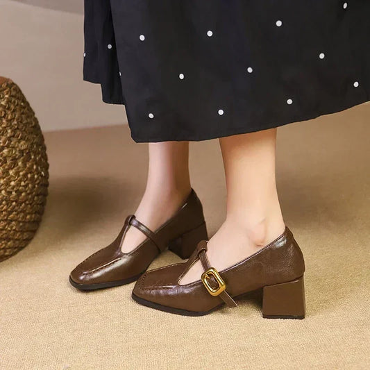 Lana – Chaussures intemporelles à talon moyen pour femme