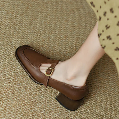 Tatiana – Chaussures rétro à bride en T