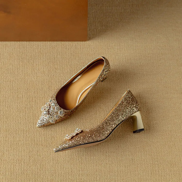 Tina – Escarpins pailletés