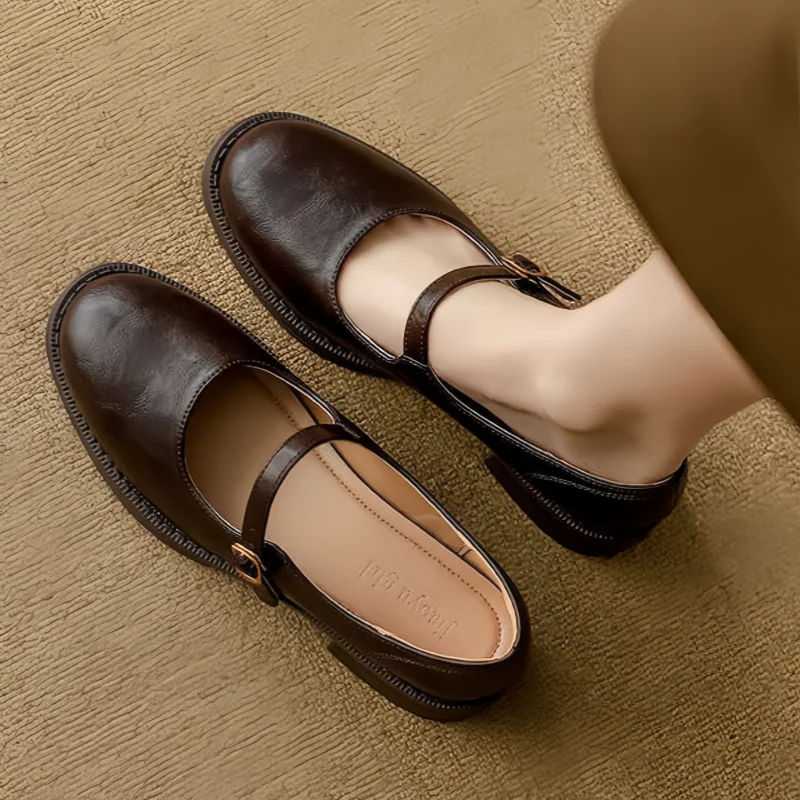 Marine – Chaussures intemporelles à bride