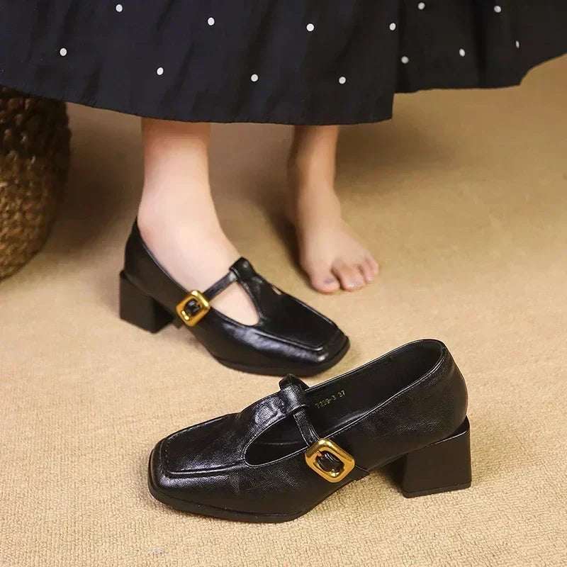 Lana – Chaussures intemporelles à talon moyen pour femme