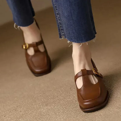 Tatiana – Chaussures rétro à bride en T