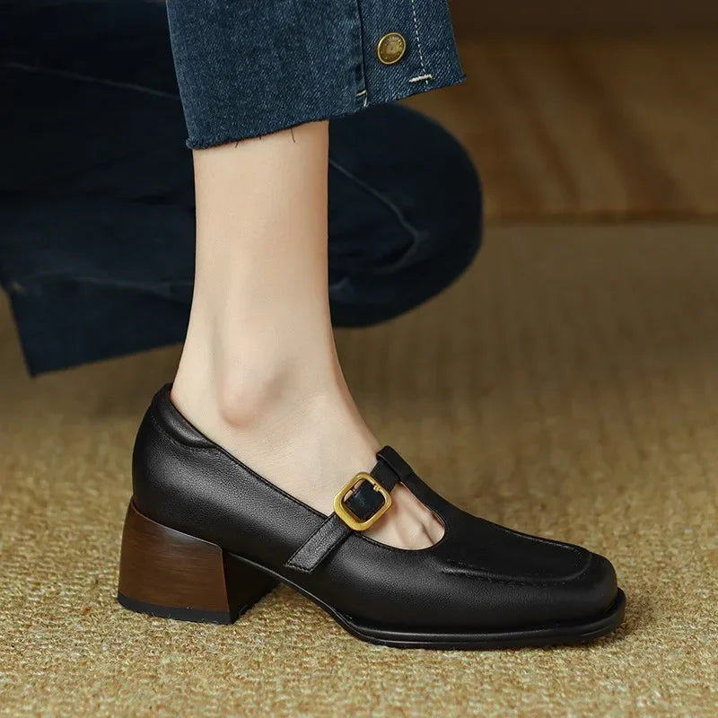 Tatiana – Chaussures rétro à bride en T