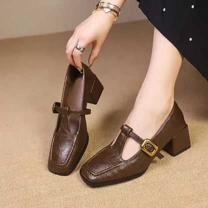 Lana – Chaussures intemporelles à talon moyen pour femme