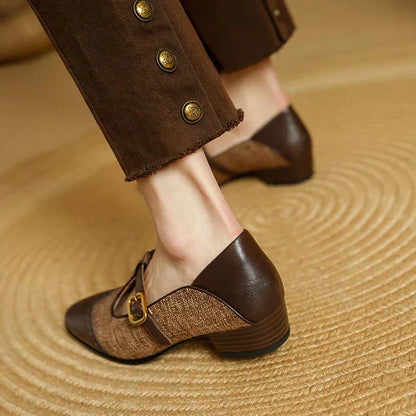 Sandra – Chaussures rétro à boucle