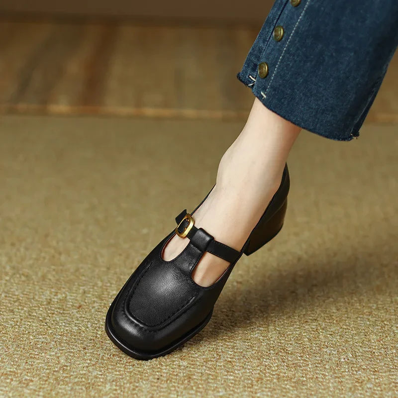 Tatiana – Chaussures rétro à bride en T