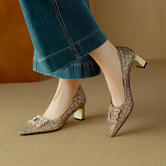 Tina – Escarpins pailletés
