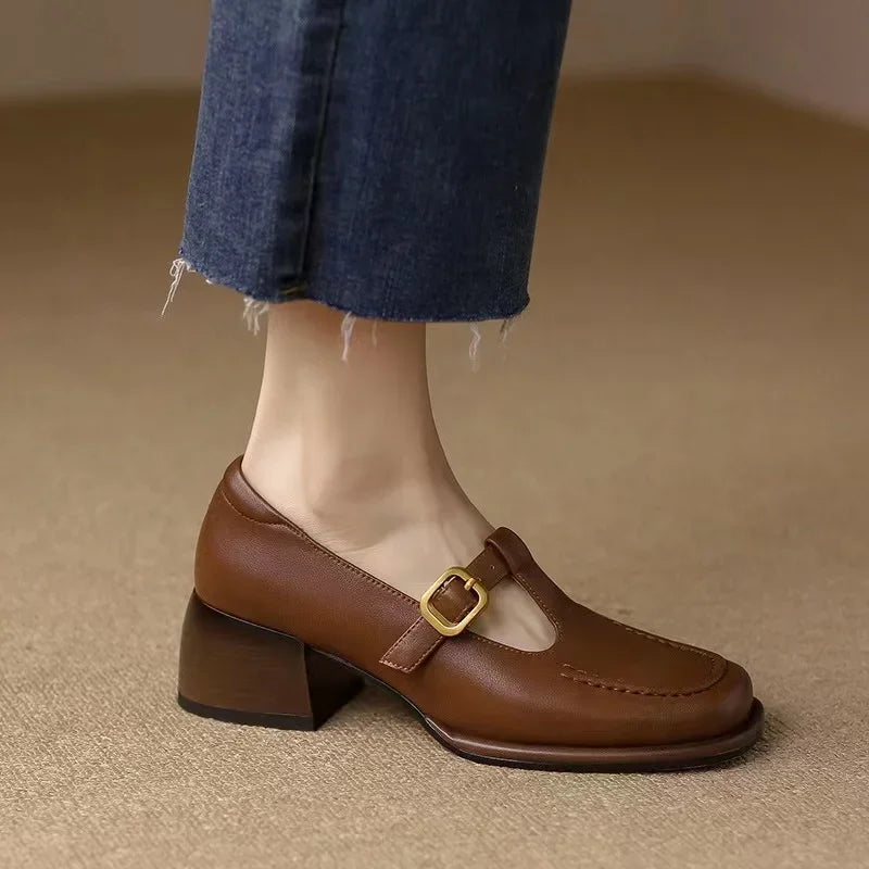 Tatiana – Chaussures rétro à bride en T