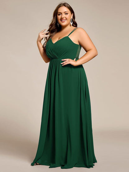 ever RUBY|Multiway Chiffon and Lace Open Back Bridesmaid Dress with Spaghetti Straps