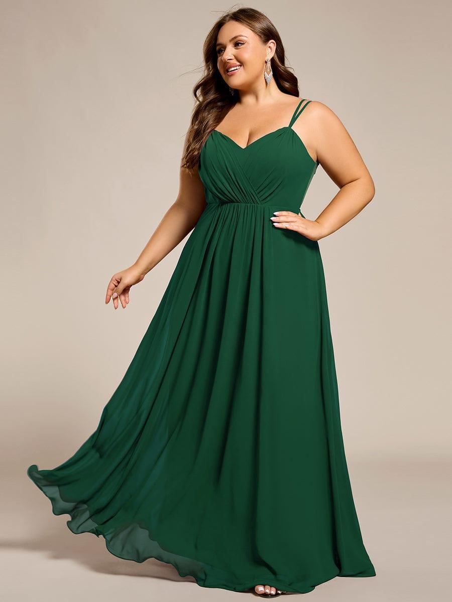 ever RUBY|Multiway Chiffon and Lace Open Back Bridesmaid Dress with Spaghetti Straps