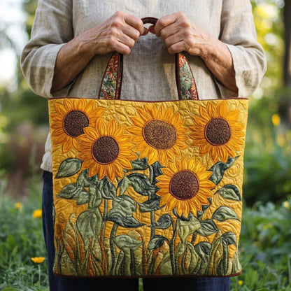 Sac Classique Matelassé - Tournesols
