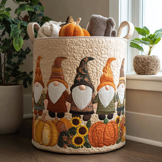 Panier à linge matelassé artisanal – Nains décoratifs