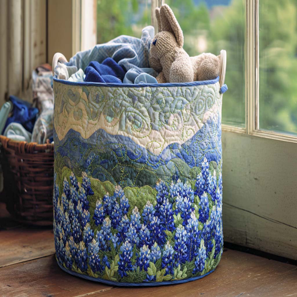 Panier à linge matelassé artisanal – Style far west